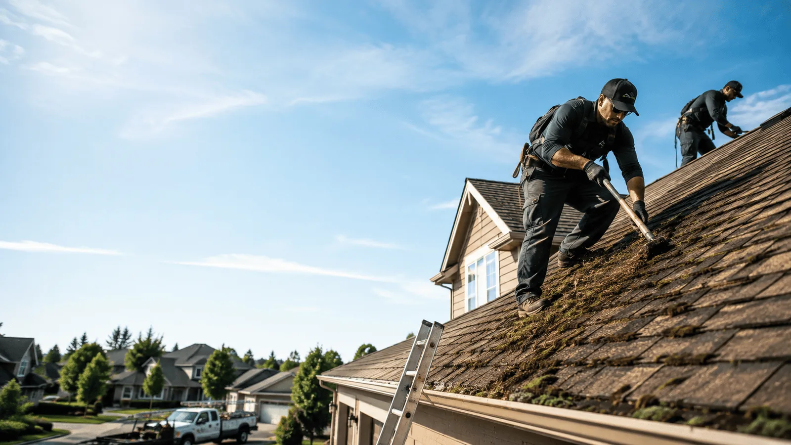 Roof Moss Removal in Owosso, MI near me